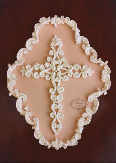 Vintage Baroque Cookie - Cake by Vintique Cakes (Anita) 