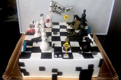 Chess Zone - Cake by cristinabadea2008
