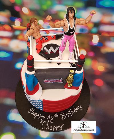 Wrestle Mania - Cake by FunnyLand Cakes