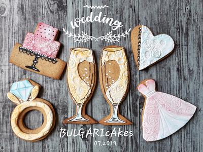 Wedding wishes...:) 2 - Cake by BULGARIcAkes