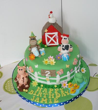 Old MacDonald had a Farm Cake  - Cake by Krazy Kupcakes 