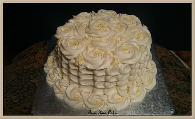 Petals/Roses cake - Cake by First Class Cakes