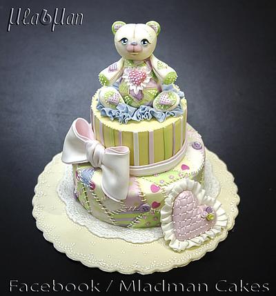 Baby Girl Patchwork cake - Cake by MLADMAN