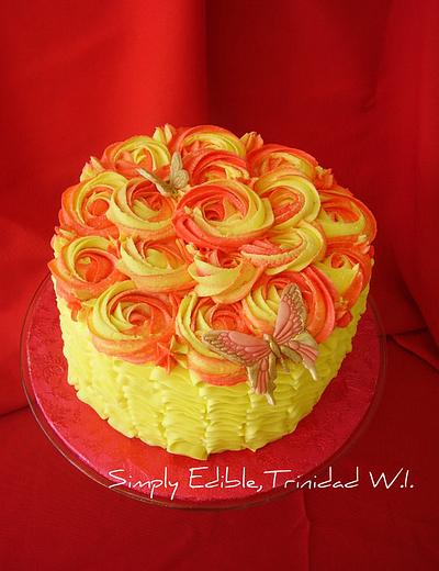 Rosettes  - Cake by Shelly-Anne