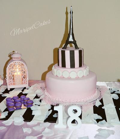 Paris with love - Cake by MaripelCakes