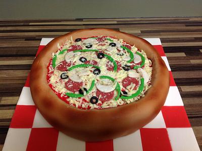 Pizza  - Cake by 2wheelbaker