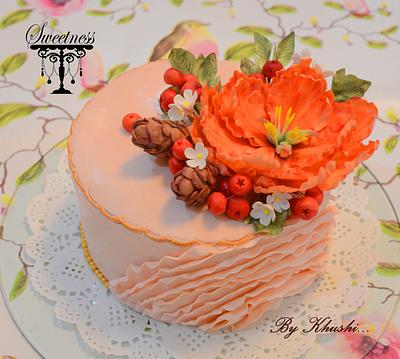 Love for peony - Cake by khushi