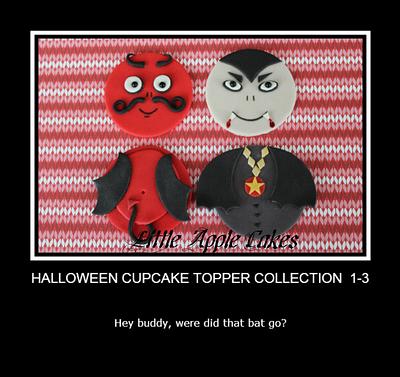 Halloween Cupcake Topper Collection 1-3 - Cake by Little Apple Cakes