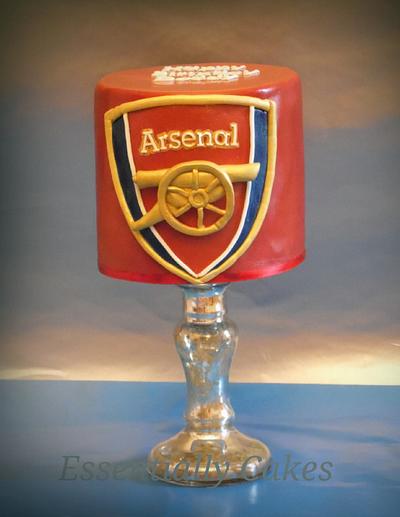 Arsenal FC mini cake - Cake by Essentially Cakes