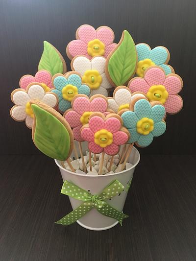 Cookie bouquet - Cake by sansil (Silviya Mihailova)