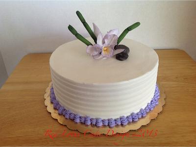 Mothers Day Orchids - Cake by Jennie 