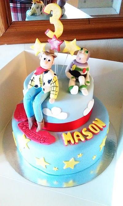 buzz and woody... toy story - Cake by abigails1
