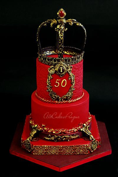 Royal crown cake - Cake by Art Cakes Prague