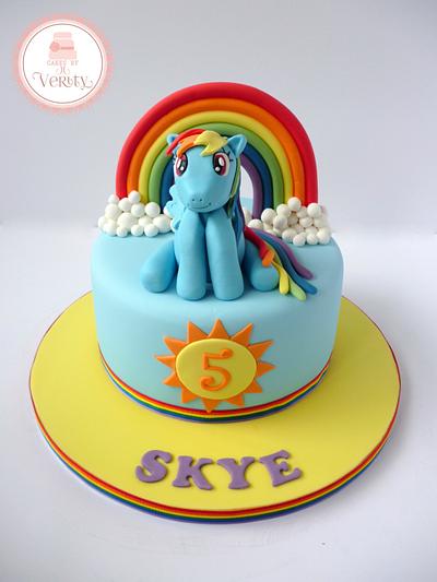 Rainbow Dash x  - Cake by Cakes by Verity