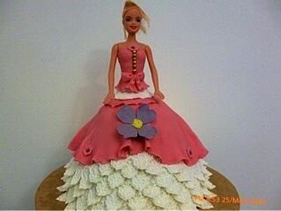 Barbie cake  - Cake by Samyukta