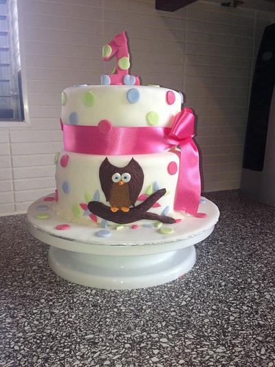 1st birthday cake - Cake by Emms