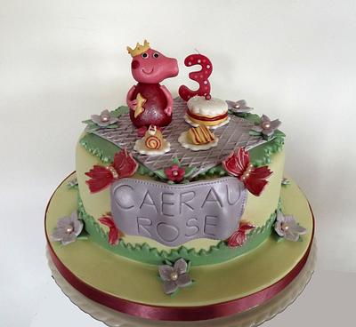 Peppa Pig Having a Picnic :) x - Cake by Storyteller Cakes