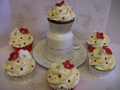 Wedding samples Red - Cake by sara radford