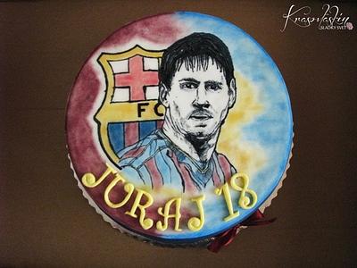 Messi cake - Cake by cakesbykrasovlaska