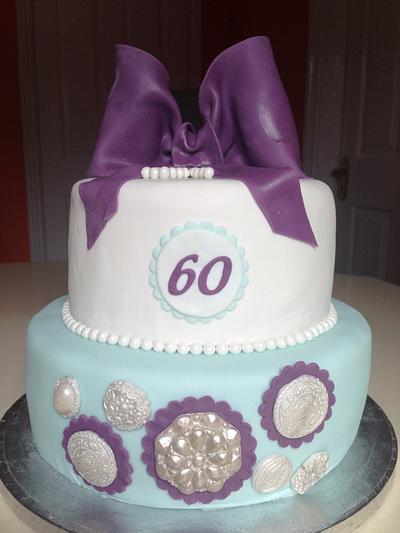 60th celebration - Cake by Michelle Hand @cakesbyhand