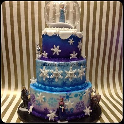 Frozen Beauty!  - Cake by Cakes & Crafts by Kass 