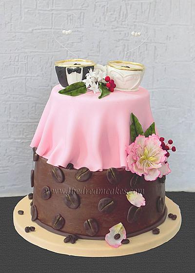 Coffee Lovers Wedding - Cake by Ashwini Sarabhai