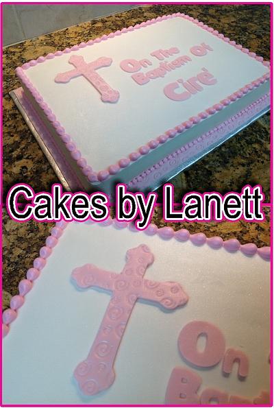 Baptism Cake - Cake by Lanett
