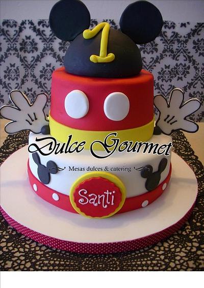 Mickey mouse for Santi - Cake by Silvia Caballero