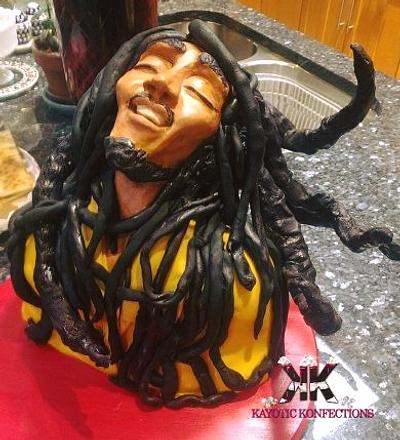 Bob Marley cake - Cake by Kayotic Konfections 