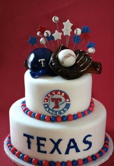 Texas Rangers cake - Cake by Sweet Life of Cakes
