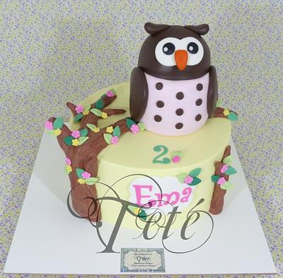 THE OWL OF EMA - Cake by Teté Cakes Design