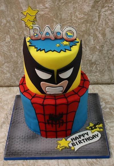 Superheroes cake - Cake by The House of Cakes Dubai