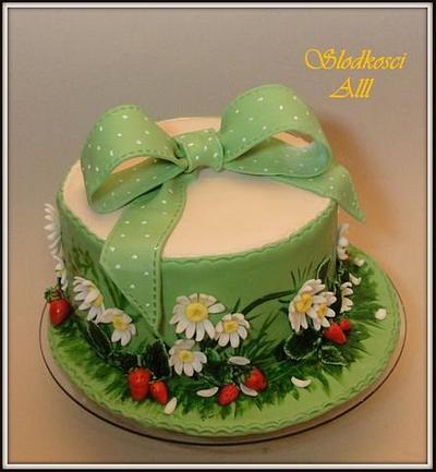 Cake with wild strawberries - Cake by Alll 
