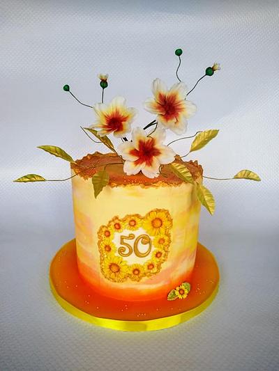 Cake for the 50th anniversary - Cake by Dari Karafizieva