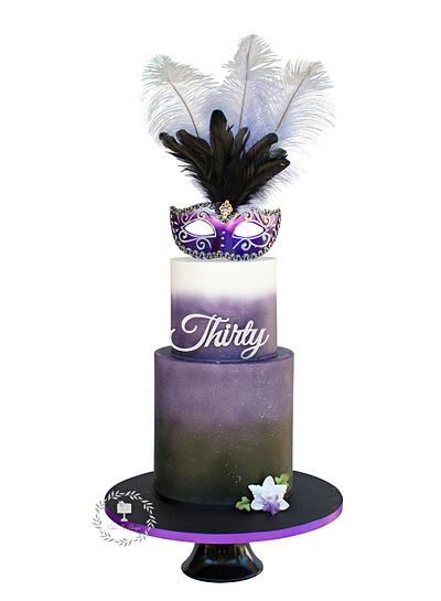 Masquerade - Cake by Cakes by Design