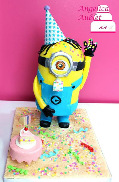 Minion birthday cake - Cake by Angelica