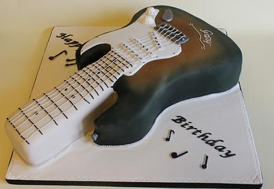 Guitar Cake - Cake by Lea17