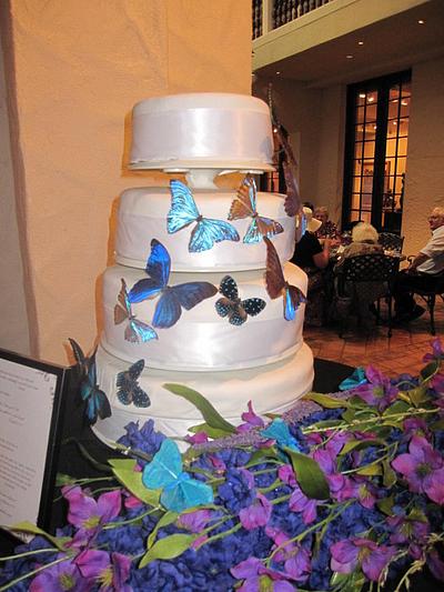 Butterfly wedding cake - Cake by jessieriddle