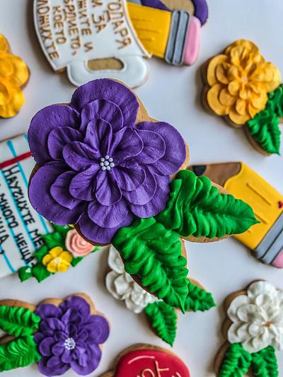Flower Cookies - Cake by Inny Tinny