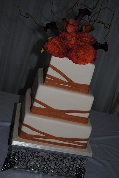 Rustic Fall Wedding - Cake by Sweet Compositions