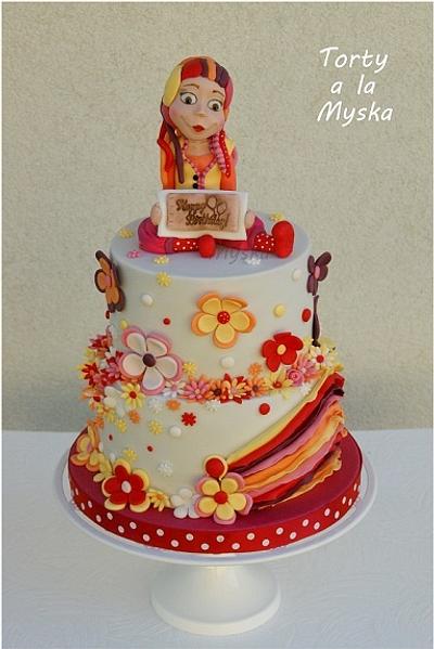 funny color elf  - Cake by Myska