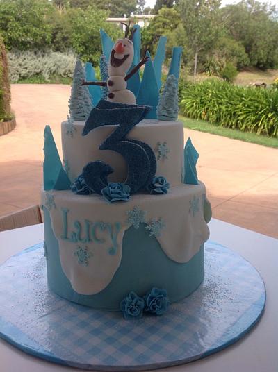 "Frozen" cake - Cake by Kerin H