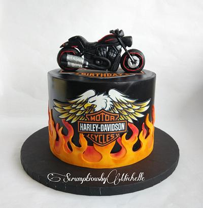 Harley Davidson cake - Cake by Michelle Chan