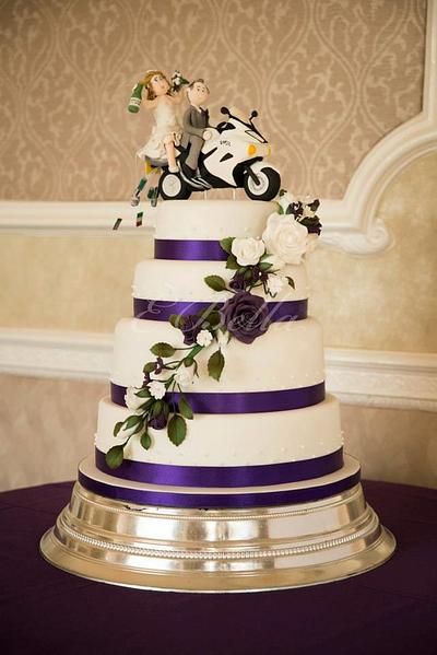 4 tier wedding cake - Cake by EBella