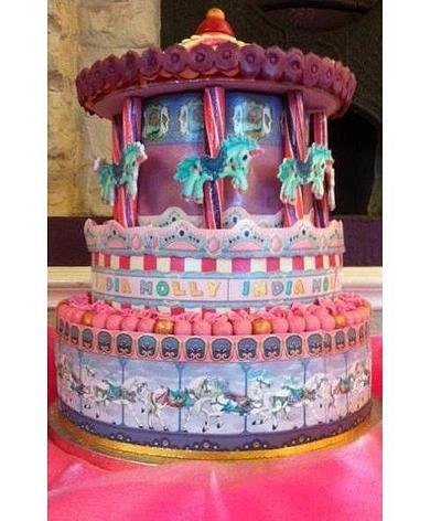 Carousel Cake  - Cake by femmebrulee