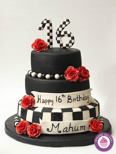 16th birthday cake - Cake by Urooj Hassan
