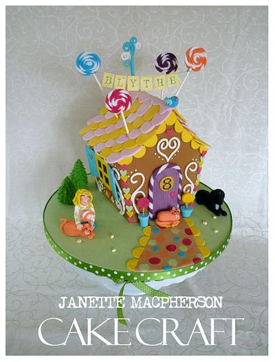 Gingerbread house cake - Cake by Janette MacPherson Cake Craft