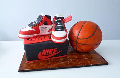 Air Jordans 1 - Basketball cake - Cake by ESB Creations