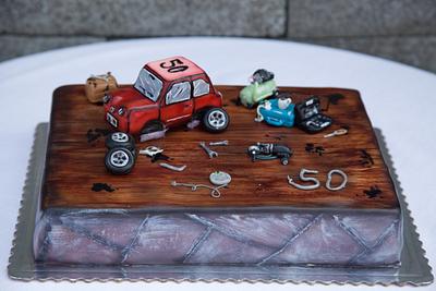 cake for mechanic - Cake by Sugar Witch Terka 