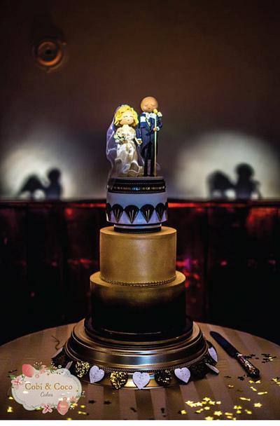 Jazz Wedding cake - Cake by Cobi & Coco Cakes 